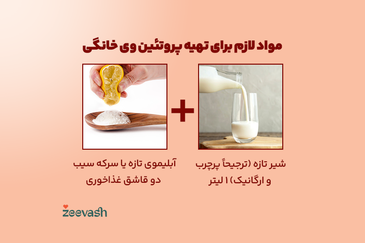 مواد لازم برای تهیه پروتئین وی خانگی